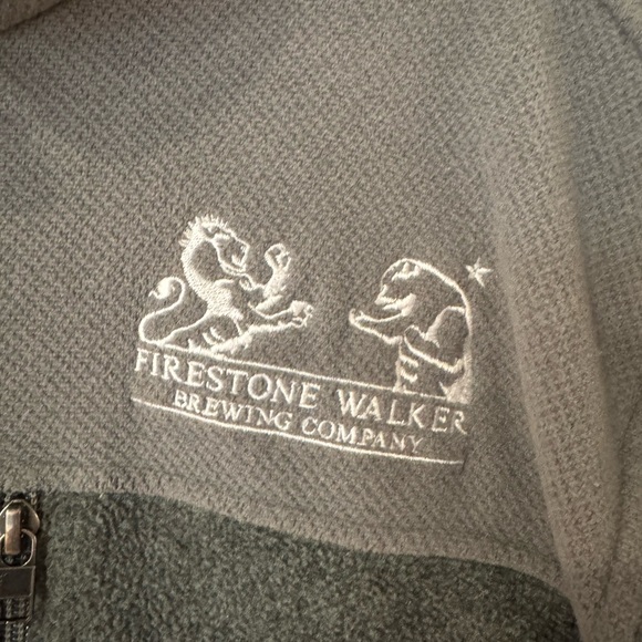 Patagonia Gray Fleece Jacket with “Firestone Walker Brewing Company” Embroidery - Picture 4 of 7